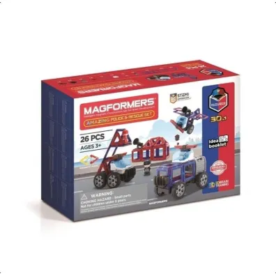 Magformers Niesamowita policja 26el