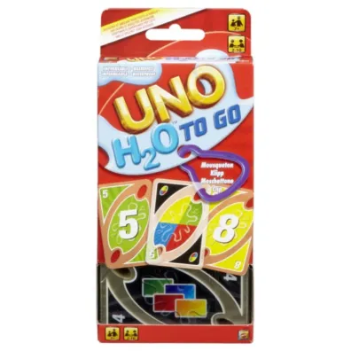 UNO H2O To Go. Karty wodoodporne Mattel