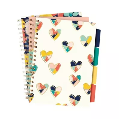 Pukka Pad Pukka Project Book Floral Love B5 zestaw 3 szt. linia 100 kartek