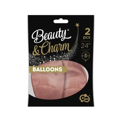 Godan Balony Beauty&Charm platynowe 61cm