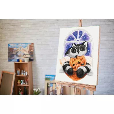 Twoje Hobby Malowanie po numerach - U�ciski 40x50cm