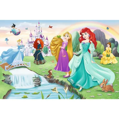 Puzzle 60 el. Poznaj Ksi�niczki Trefl