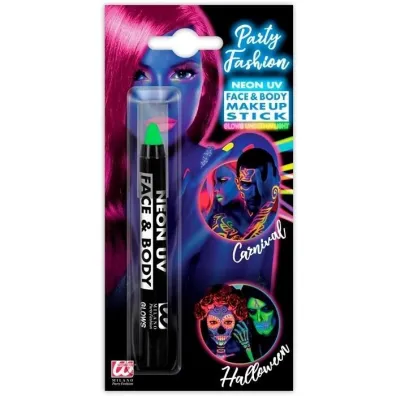 Kredka neonowa do makija�u Aqua zielona Widmann