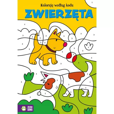 Koloruj� wed�ug kodu. Zwierz�ta
