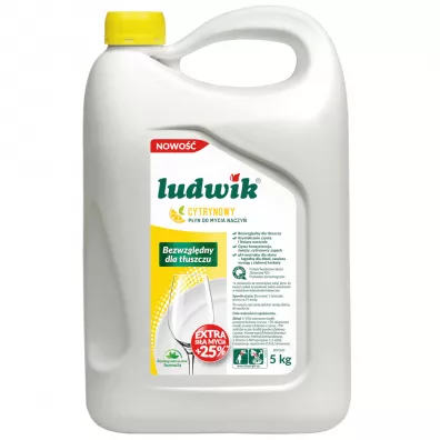 Ludwik P�yn do mycia naczy� cytrynowy 5 l