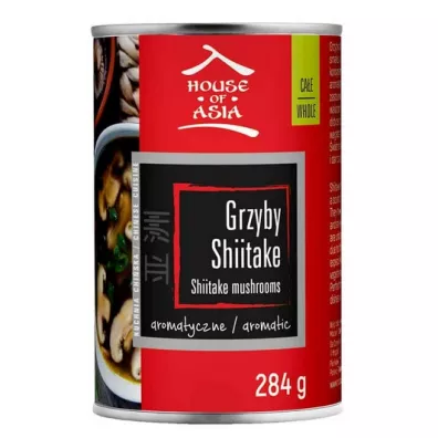 House of Asia Grzyby Shiitake w zalewie 284 g