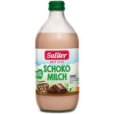 Saliter Mleko czekoladowe bezglutenowe 500 ml Bio