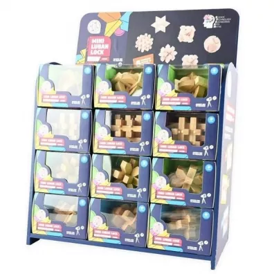 Puzzle drewniane IQ amigwki MIX Robe