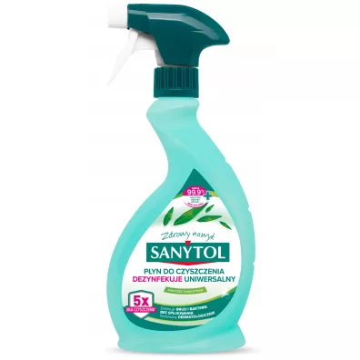 Sanytol Spray uniwersalny do czyszczenia i dezynfekcji o zapachu eukaliptusa 500 ml