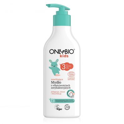 OnlyBio Kids mydo do rk o waciwociach antybakteryjnych od 3. roku ycia 300 ml