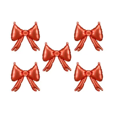 Balony foliowe do girland Kokardy 25,5x25cm 5szt