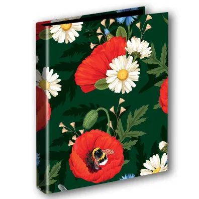 Penmate Segregator a4/2 t 0127 kwiaty polskie maki w zieleni folia mat nierysuj�ca