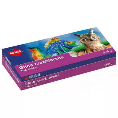 Mona Glina rzebiarska naturalna 500g