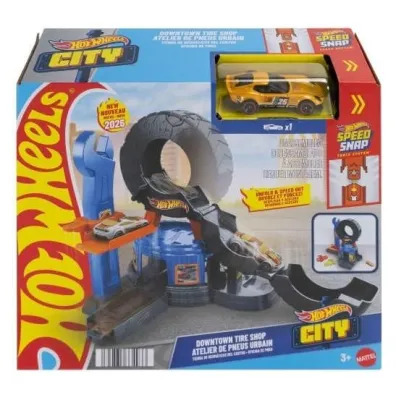 Hot Wheels City Warsztat Rozk�adana opona Mattel