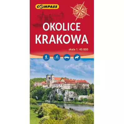 Mapa - Okolice Krakowa 1:45 000