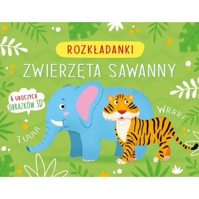 Zwierz�ta sawanny. Rozk�adanki - Manuela  Berti Ilustr