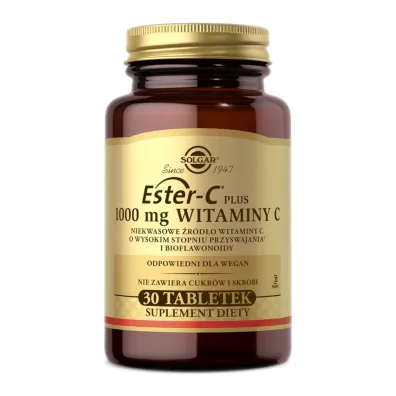 Solgar Ester-C plus 1000 mg witaminy C - suplement diety 30 tab.