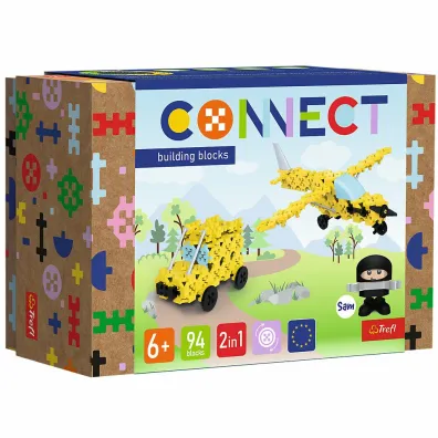 Klocki Connect - Awionetka / Samoch�d S