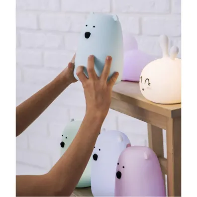 Rabbit&Friends Mi� du�y lampka silikonowa niebieska