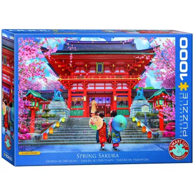 Puzzle 1000 el. Japonia, Wiosna w Sakura Eurographics