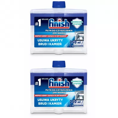 Finish Pyn do czyszczenia zmywarki czycik zestaw 2 x 250 ml