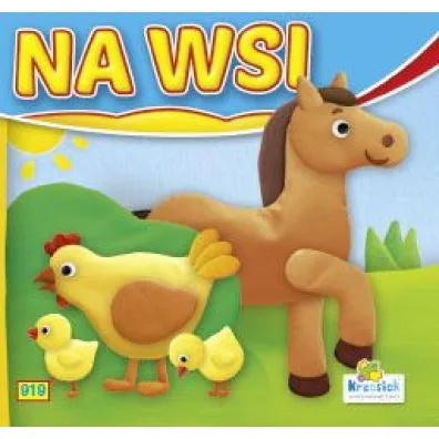 Na wsi - Ko� i kura. Ksi��eczka harmonijka