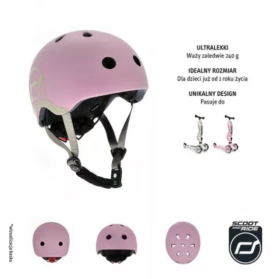 Kask XXS-S dla dzieci 1-5 lat Rose Scootandride