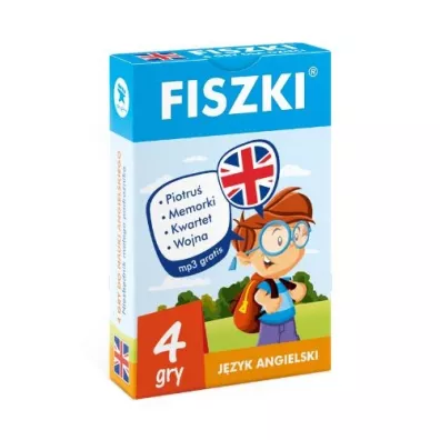 Fiszki. J�zyk angielski. 4 Gry - Kinga Perczy�ska