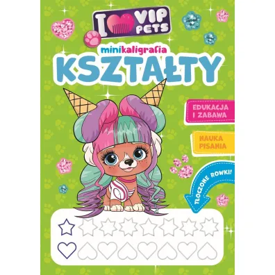 I love VIP Pets. Minikaligrafia. Kszta�ty