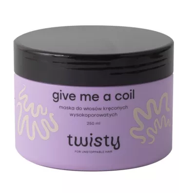 Twisty Give Me A Coil maska do wosw krconych wysokoporowatych 250 ml