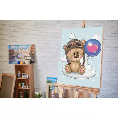 Twoje Hobby Malowanie po numerach - Ma�y pilot 40x50cm