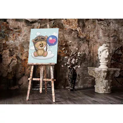 Twoje Hobby Malowanie po numerach - Ma�y pilot 40x50cm