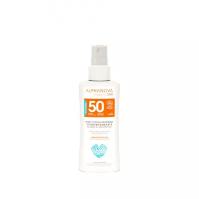 Alphanova Sun Spray z filtrem SPF 50, wersja podrna 90 g