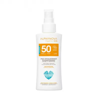 Alphanova Sun Spray z filtrem SPF 50, wersja podrna 90 g