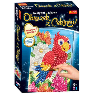 Ranok-Creative Cekinowy obrazek Papuga