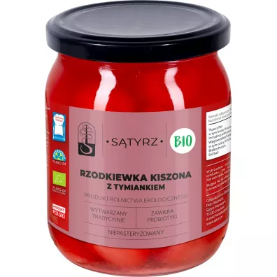 S�tyrz Rzodkiewka kiszona z tymiankiem 500 g Bio