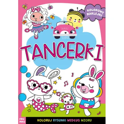 Tancerki. Kolorowe naklejki