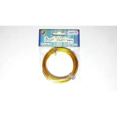 Aliga Drucik aluminiowy z�oty 1,2mm 5m