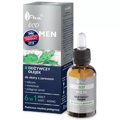 Ava Eco Men Anti-aging Odywczy olejek do skry z zarostem 30 ml