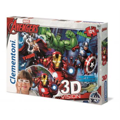 Puzzle 3D Vision Avengers Clementoni
