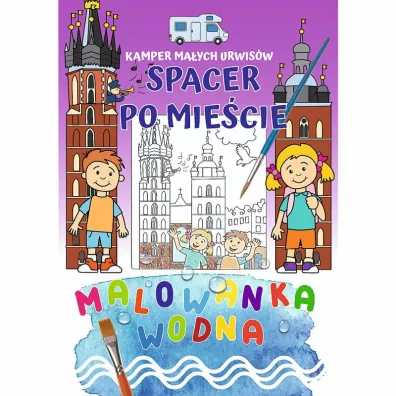 Malowanka wodna A4 Spacer po miecie