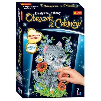 Ranok-Creative Obrazek z Cekin�w. Kotek
