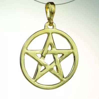 Sotis Pentagram aurowy Ag925 + Au 24kar, 3,7g