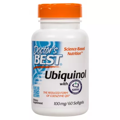 Doctors Best Ubichinol - Koenzym Q10 100 mg Suplement diety 60 kaps.