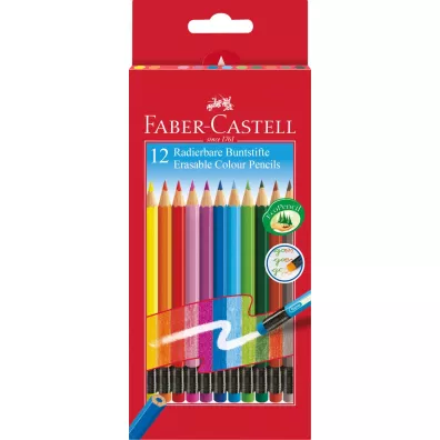 Faber-Castell Kredki z gumk 12 szt.