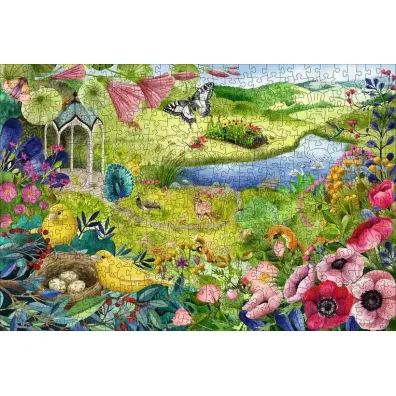 Puzzle drewniane 500 el. Dziki ogr�d Ravensburger
