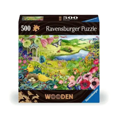 Puzzle drewniane 500 el. Dziki ogr�d Ravensburger