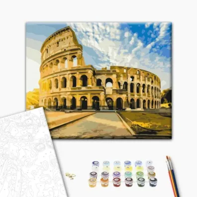 Brushme Malowanie po numerach - Koloseum na Wschodzie S�o�ca 40x50cm