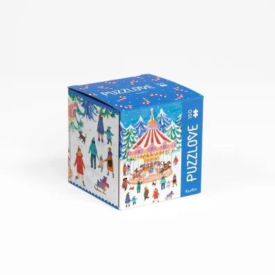 Puzzle Puzzlove CzuCzu 150 el. Zimowa rado�� Bright Junior Media