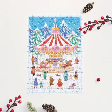 Puzzle Puzzlove CzuCzu 150 el. Zimowa rado�� Bright Junior Media